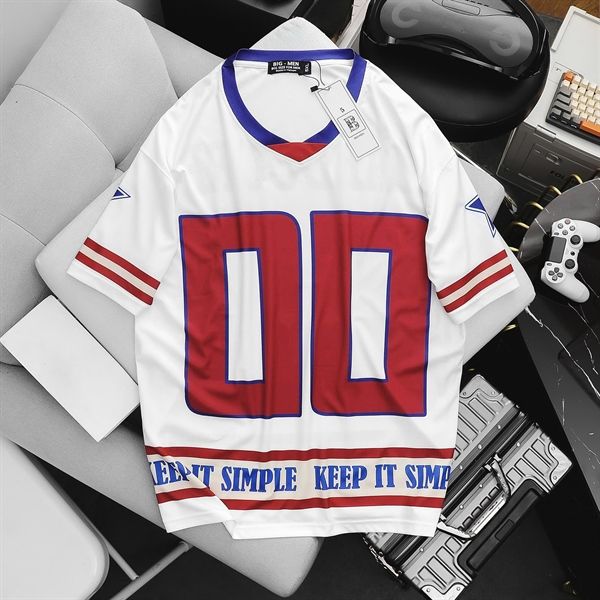 Áo thun thể thao vải mè cổ tim thoáng mát (Mẫu 38)