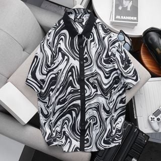 SALE 99K- Áo sơ mi tay ngắn họa tiết 3d độc đáo bigsize nam (Mẫu 14)