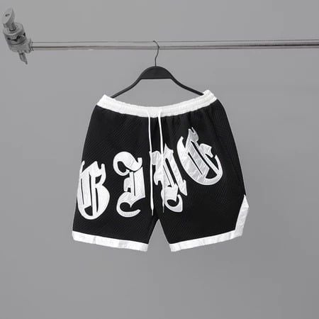 Quần short thun thời trang vải dập nổi thêu chữ bigsize nam < 140kg