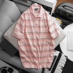 Áo thun polo bigsize nam sọc ngang (mẫu 27)