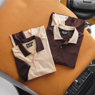 Áo thun polo phối sọc 2 màu bigsize nam (mẫu 20)