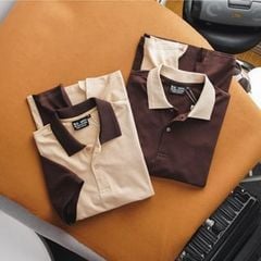 Áo thun polo phối sọc 2 màu bigsize nam (mẫu 20)