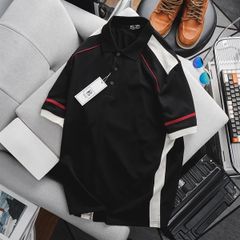 Áo thun polo phối màu sọc thời trang bigsize nam cỡ đại (mẫu 56)