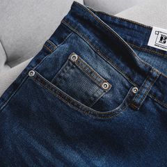 Quần short jean tông xanh trơn thời trang bigsize 266 276 430 (Mẫu 10)