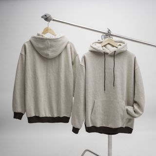 Áo hoodie tông xám bigsize nam nữ mặc đẹp 80-130kg (Mẫu 2)