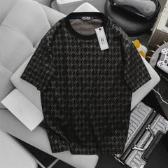 Áo thun vải umi họa tiết chữ thời trang chữ H (Mẫu 40)