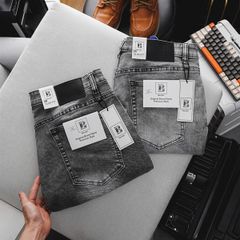 Quần short jean tông xám thời trang bigsize nam cỡ đại 80-130kg - mã 032 030