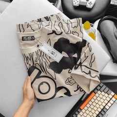 Áo thun cotton phối chữ thời trang bigsize (Mẫu 29)