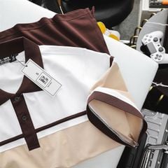 Áo thun polo phối màu sọc thời trang bigsize nam (mẫu 59)