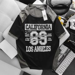 Áo thun cotton thời trang phối màu độc lạ bigsize nam cỡ đại < 140kg - 89