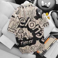 Áo thun cotton phối chữ thời trang bigsize (Mẫu 29)