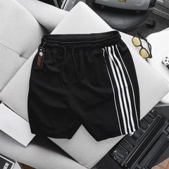 Quần short thun nam thời trang phối 5 sọc form bigsize (Mẫu 6)