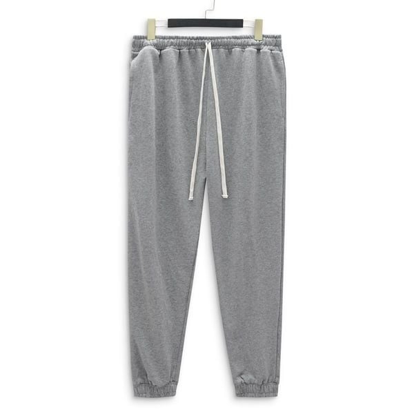 Quần thun dài jogger vải nỉ đẹp bigsize nam - trơn (Mẫu 2)