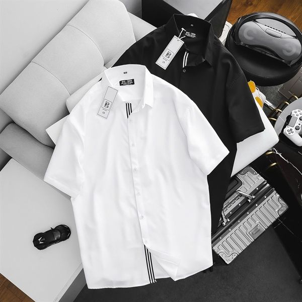 Áo sơ mi tay ngắn phối dây thời trang cỡ đại (Mẫu 30) - SM15
