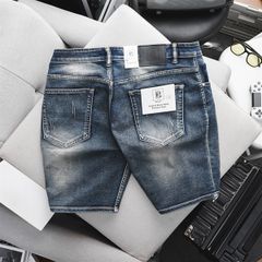 Quần short jean thời trang cỡ đại siêu co giãn 134 138 (Mẫu 7)