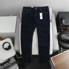 Quần jean dài tông xanh đen, xanh mực 157 159 slimfit (Mẫu 12)