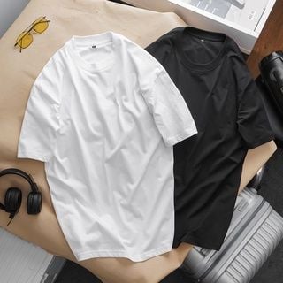 Áo thun cổ tròn big size nam trơn nhiều màu (mẫu 1)