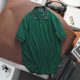 Áo thun polo nhiều màu chất cá sấu trơn bigsize nam < 140kg - polo 65