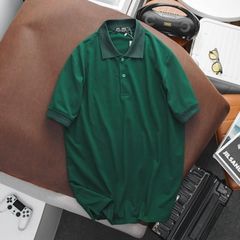 Áo thun polo nhiều màu chất cá sấu trơn bigsize nam < 140kg - polo 65