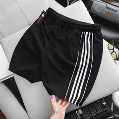 Quần short thun nam thời trang phối 5 sọc form bigsize (Mẫu 6)