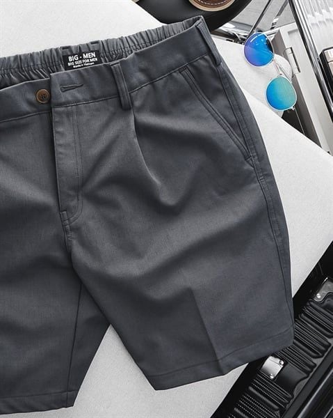 Quần short tây nam big size lưng thun co giãn (Mẫu 1)