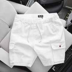 Quần short kaki lưng thun túi hộp đủ màu (Mẫu 4)