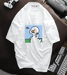 [Big Men] Áo thun cotton in hình vịt ngộ nghĩnh thời trang bigsize nam cỡ đại < 140kg.