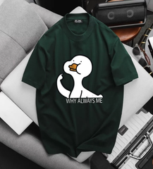[Big Men] Áo thun cotton in hình vịt ngộ nghĩnh thời trang bigsize nam cỡ đại < 140kg.