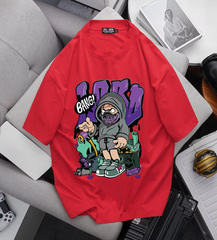 Áo thun cotton in hình ngộ nghĩnh thời trang bigsize nam cỡ đại < 140kg