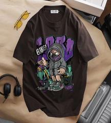 Áo thun cotton in hình ngộ nghĩnh thời trang bigsize nam cỡ đại < 140kg