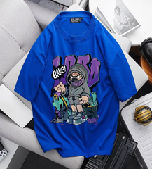 Áo thun cotton in hình ngộ nghĩnh thời trang bigsize nam cỡ đại < 140kg