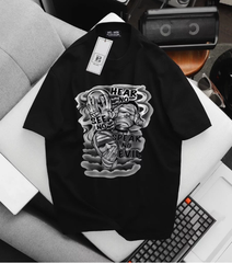 [ Big Men] Áo thun cotton bigsize nam in hình họa tiết thời trang cỡ đại bigsize nam < 135kg