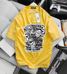 [ Big Men] Áo thun cotton bigsize nam in hình họa tiết thời trang cỡ đại bigsize nam < 135kg