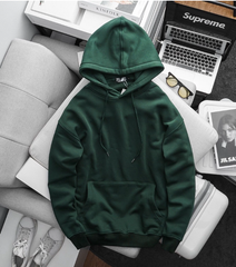 Áo khoác hoodie nam bigsize màu đen trơn sz 90 - 130kg - hoodie