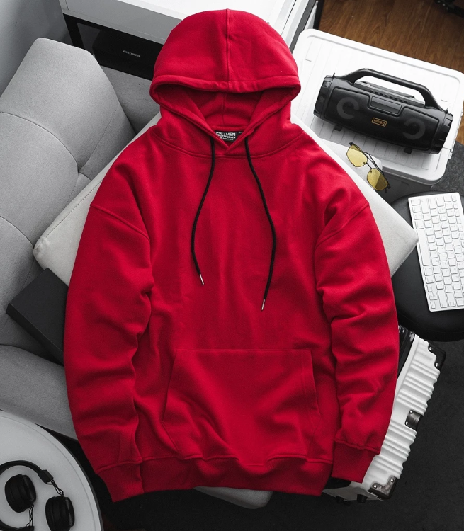 Áo khoác hoodie nam bigsize màu đen trơn sz 90 - 130kg - hoodie