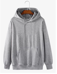 Áo khoác hoodie nam bigsize màu đen trơn sz 90 - 130kg - hoodie