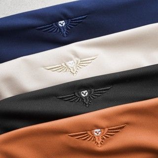 Áo thun polo nam big size vải cá sấu poly thêu đại bàng (mẫu 11)