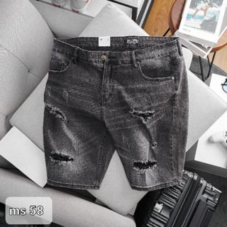 Quần Short jean đen mã 56 57 58 59 (Mẫu 2)