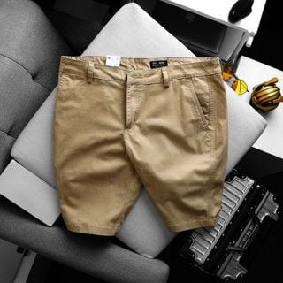Quần kaki short trơn big size nam (Mẫu 4)