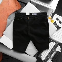 Quần Short jean đen mã 56 57 58 59 (Mẫu 2)