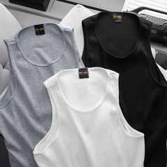 Áo thun ba lỗ, áo tanktop vải gân cotton siêu co giãn (Mẫu 18)