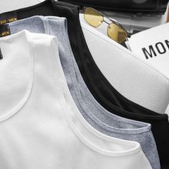 Áo thun ba lỗ, áo tanktop vải gân cotton siêu co giãn (Mẫu 18)