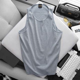 Áo thun ba lỗ, áo tanktop vải gân cotton siêu co giãn (Mẫu 18)