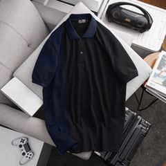 Áo thun polo phối sọc 2 màu bigsize nam (mẫu 20)