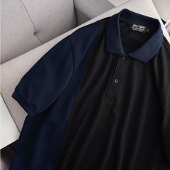Áo thun polo phối sọc 2 màu bigsize nam (mẫu 20)
