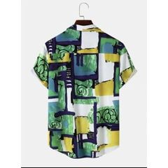 SALE 99K- Áo sơ mi tay ngắn họa tiết 3d độc đáo bigsize nam (Mẫu 14)