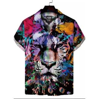 SALE 129K - Áo sơ mi nam tay ngắn cổ đăng tông họa tiết (mẫu 9)