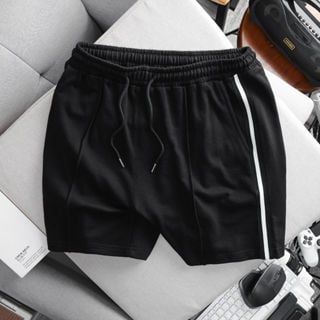 Short nỉ da cua viền sọc nhiều màu thời trang (Mẫu 4)