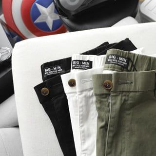 Big Men - Quần short kaki nam big size lưng thun co giãn thời trang