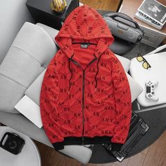 Áo khoác vải cua in toàn thân N Y unisex form big size 85-130kg